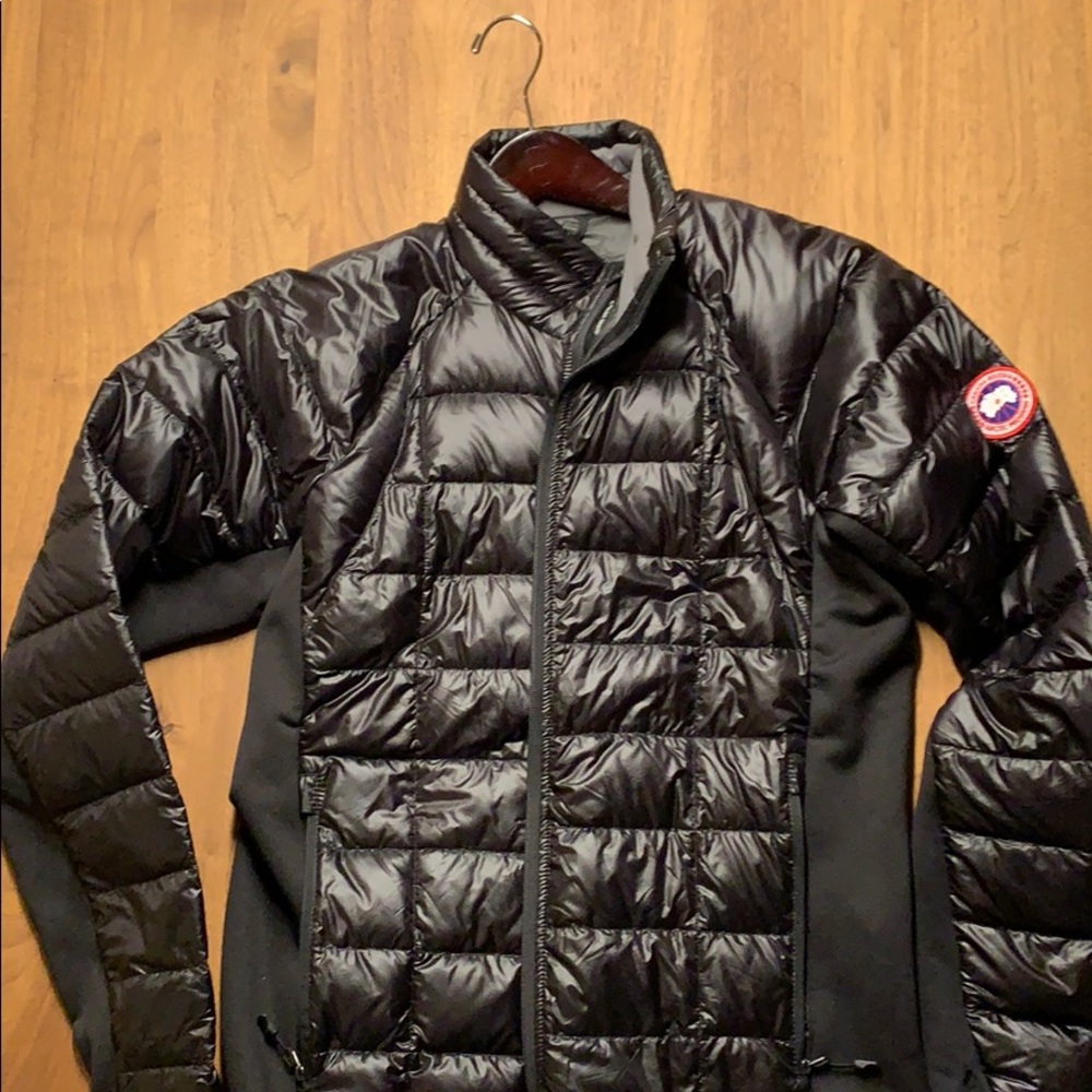 Men’s Canada Goose black and graphite Lg down coat